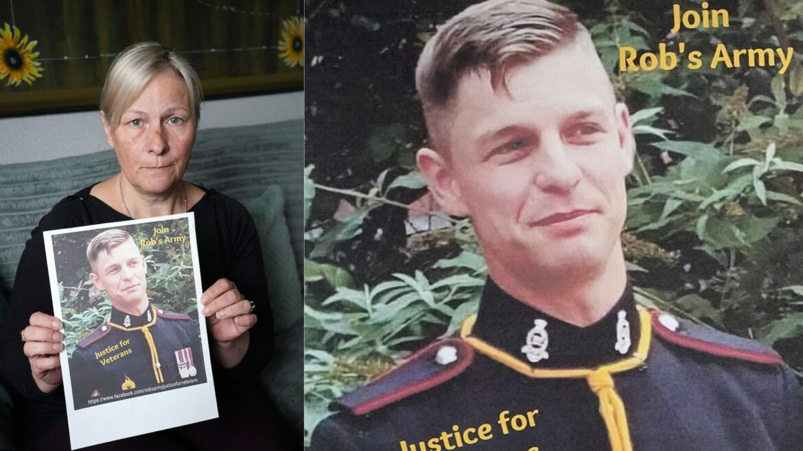 Grieving mother Dawn Turner blames government failures for the tragic death of her son Rob Homans a 35-year-old veteran from Worcester who battled PTSD and homelessness