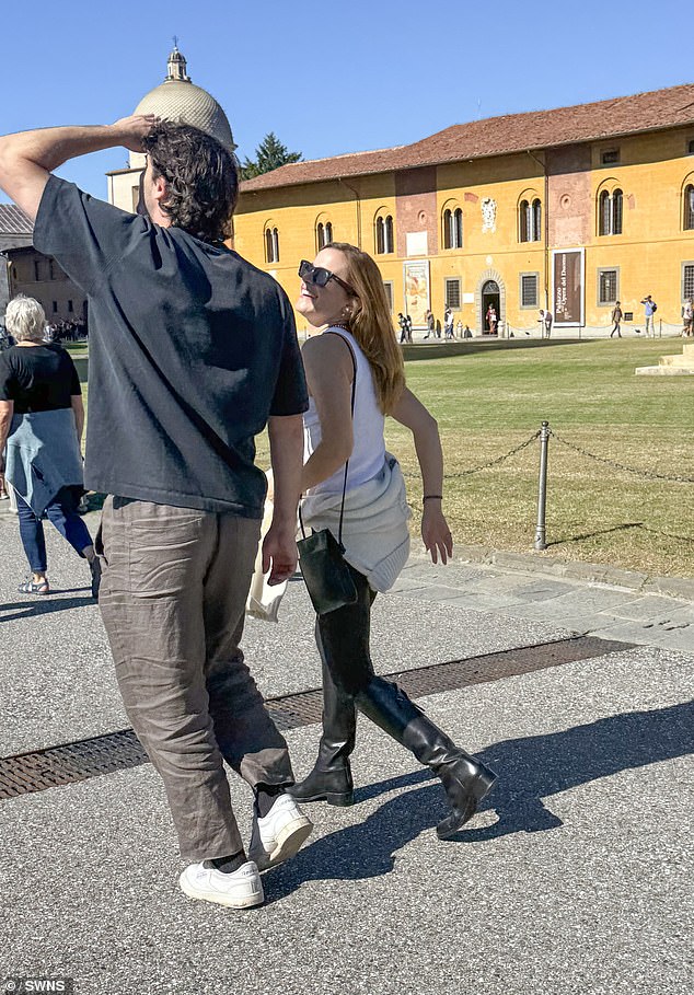 Emma Watson Sparks Romance Rumors by Holidaying with Tech Tycoon Austin Kevitch in Pisa Italy