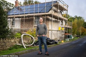 Gloucestershire father loses a quarter of a million pounds after government-backed eco-friendly home upgrades leave his cottage roofless and uninhabitable