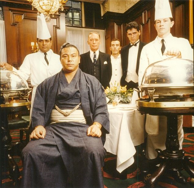 Grand Sumo wrestlers bring ancient Japanese tradition back to life at the Royal Albert Hall in London after thirty four years away