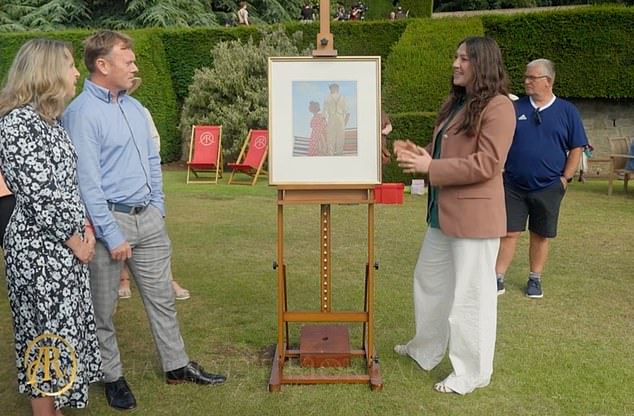 Family discovers their £300 Jack Vettriano painting bought at a small Scottish village festival is now worth £10,000 after Antiques Roadshow visit in Fife