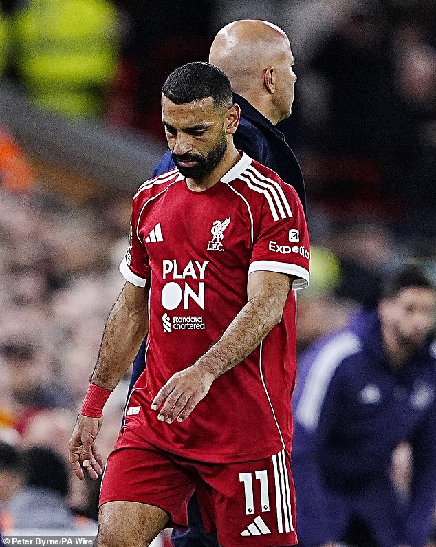 Jamie Carragher warns Liverpool manager Arne Slot that Mohamed Salah should no longer start every game following Anfield defeat by Manchester United