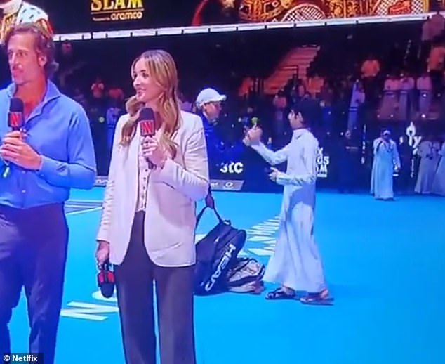 Jannik Sinner Faces Unexpected Court Intrusion by Fan During Six Kings Slam in Riyadh