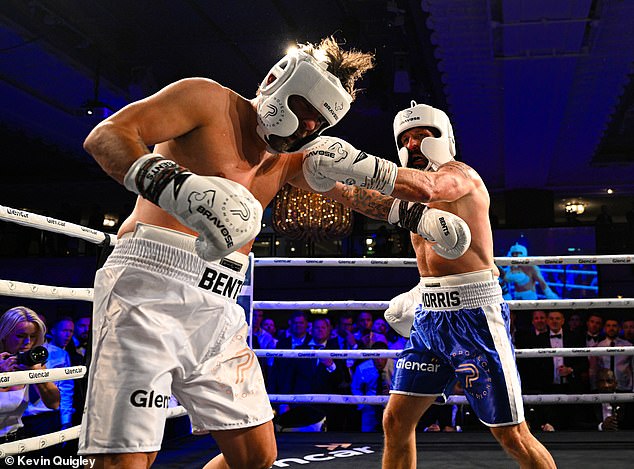 Jody Morris Dominates David Bentley in Charity Boxing Match at Grosvenor Hotel in Mayfair