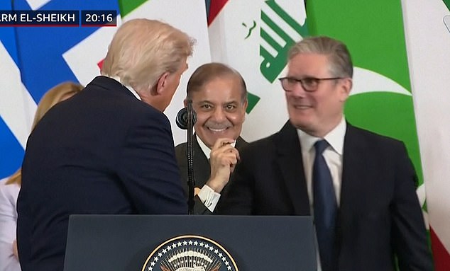 Keir Starmer faces public embarrassment in Egypt as Donald Trump leaves him sidelined during Gaza peace ceremony