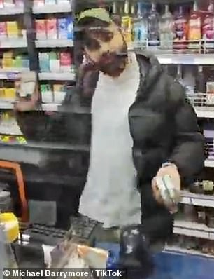 Michael Barrymore sparks confrontation with shopkeeper over cigarette purchase limits in Shepherd’s Bush west London