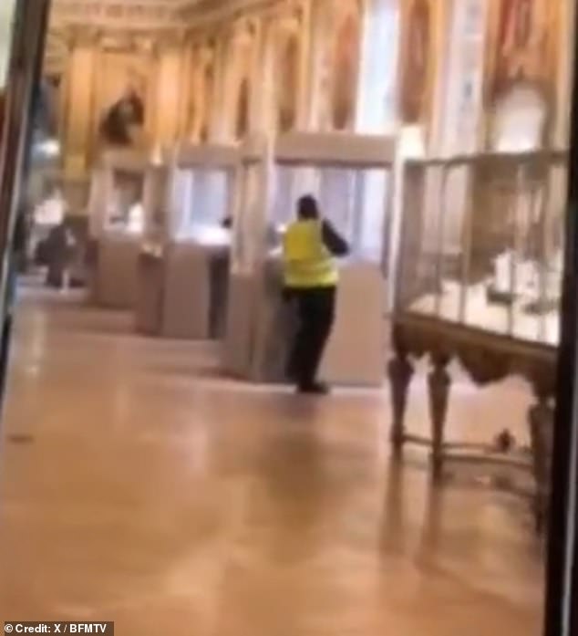 Masked thieves pull off a daring daylight robbery as they steal Napoleon’s priceless jewels from the Louvre museum in Paris