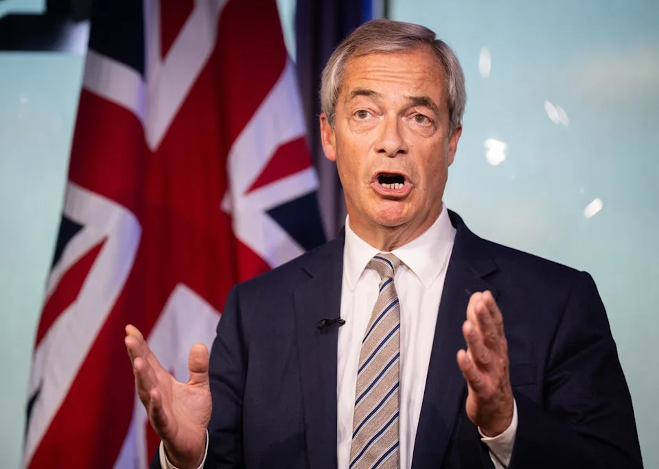 Nigel Farage warns voters in Britain that Reform will delay tax cuts until public spending is fully brought under control