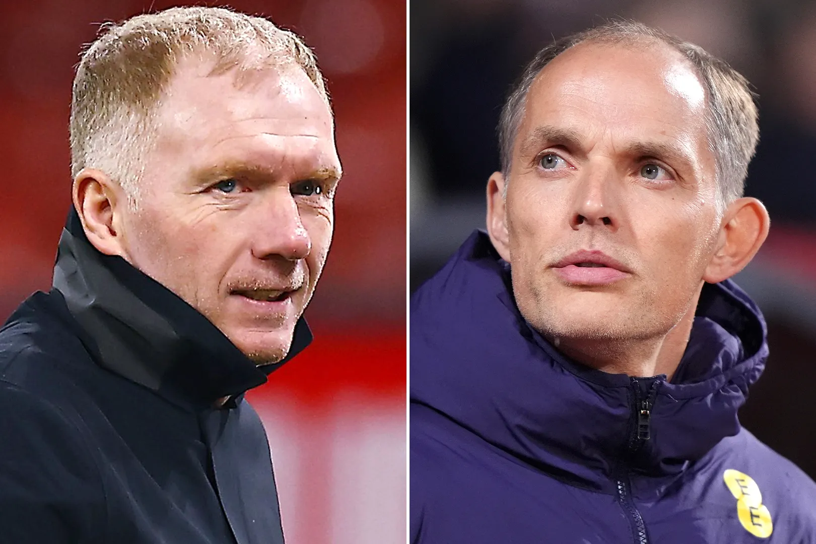 Paul Scholes and Thomas Tuchel