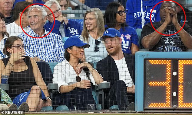 Prince Harry and Meghan Markle spark outrage among baseball fans after taking front-row seats at the Los Angeles Dodgers World Series game
