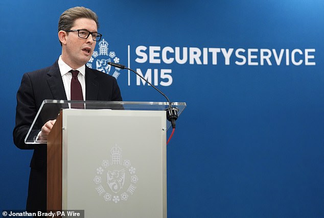 Sir Ken McCallum vows MI5 will never back down as Britain disrupts Chinese espionage scheme and faces a surge in state aggression