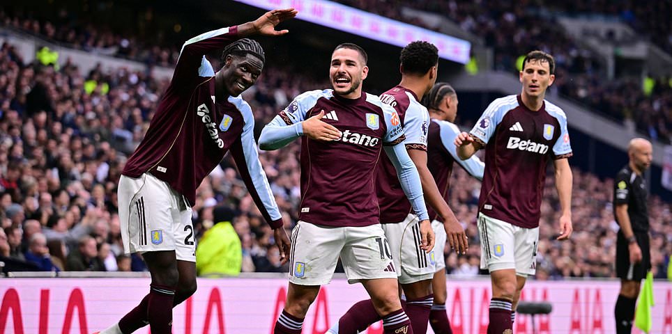 Tottenham prepare to face Aston Villa in a high-stakes Premier League showdown at the Tottenham Hotspur Stadium in North London