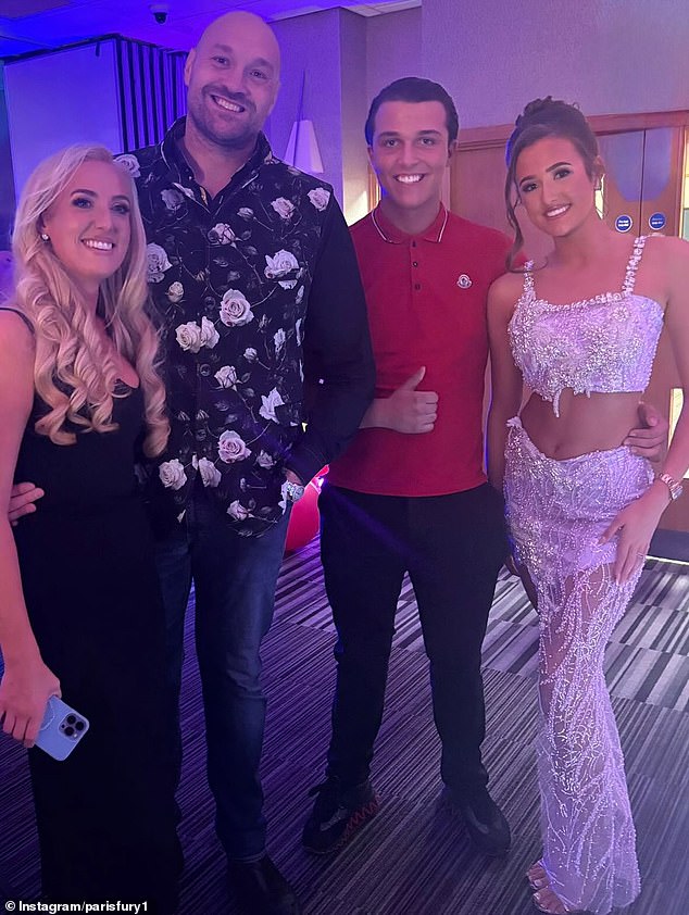 Tyson Fury’s daughter Venezuela shares how her fiancé nervously asked the boxing legend for permission to propose at her lavish birthday party in Morecambe