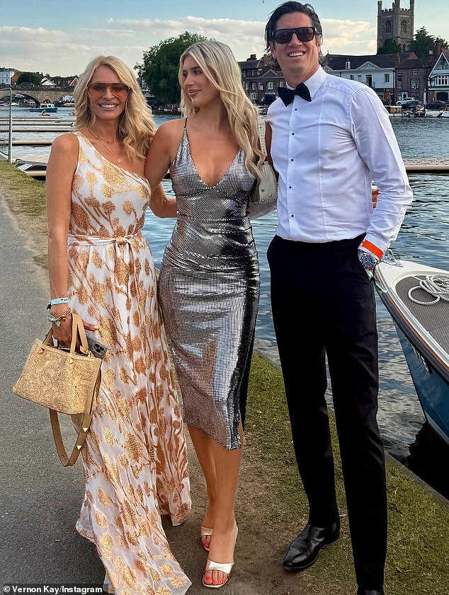 Vernon Kay celebrates daughter Phoebe’s 21st birthday in London as he prepares to receive a major radio award surrounded by wife Tess Daly