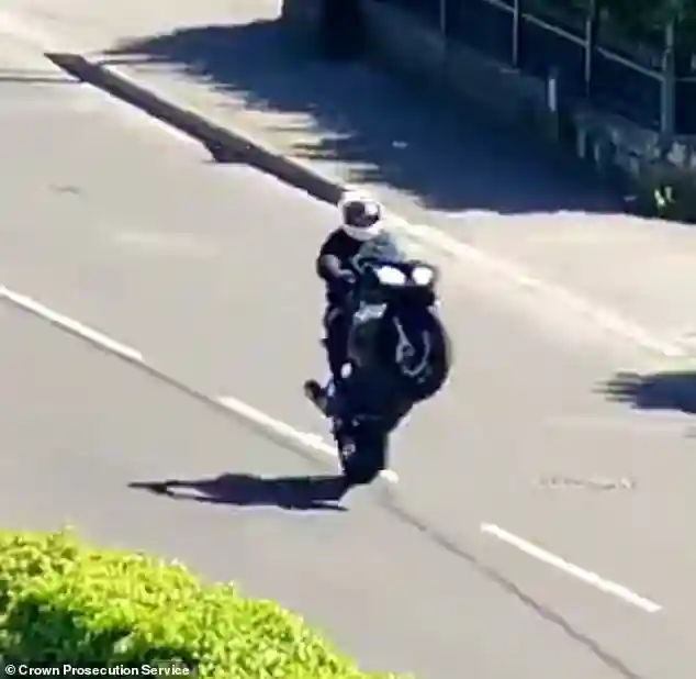 Anthony Mitchell evades police stingers and performs dangerous stunts on BMW motorbike before being jailed in Mostyn, North Wales