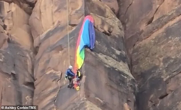 BASE jumper survives harrowing cliff rescue as Grand County emergency teams airlift stranded jumper in Moab Utah