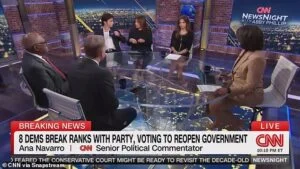 Dylan Douglas Faces Tough Defeat Against CNN Commentator Scott Jennings During NewsNight Debate on Government Shutdown