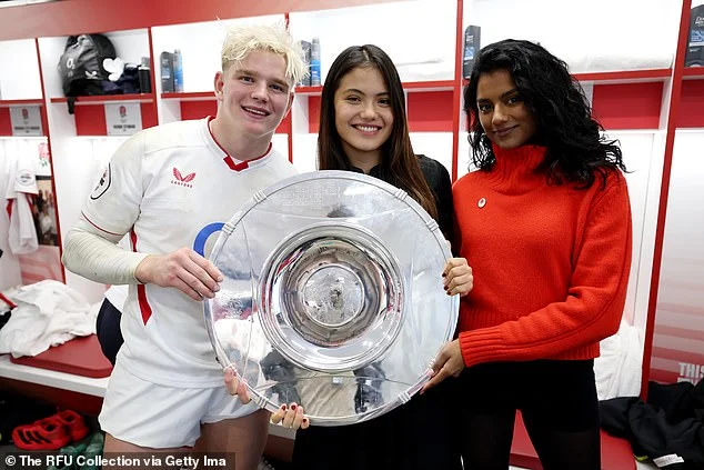 Emma Raducanu helps England claim a historic rugby victory over the All Blacks at Twickenham as fans celebrate a rare home triumph