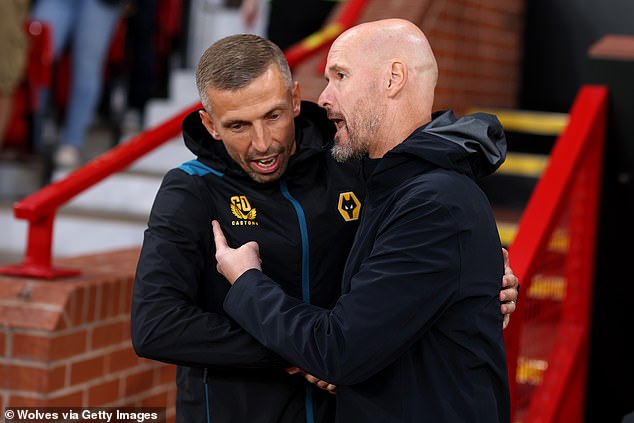 Erik ten Hag emerges as frontrunner to replace Vitor Pereira as Wolves manager in Wolverhampton England