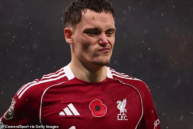 Florian Wirtz Faces Pressure and Scrutiny From Fans as Liverpool Sits Eighth in the Premier League in England