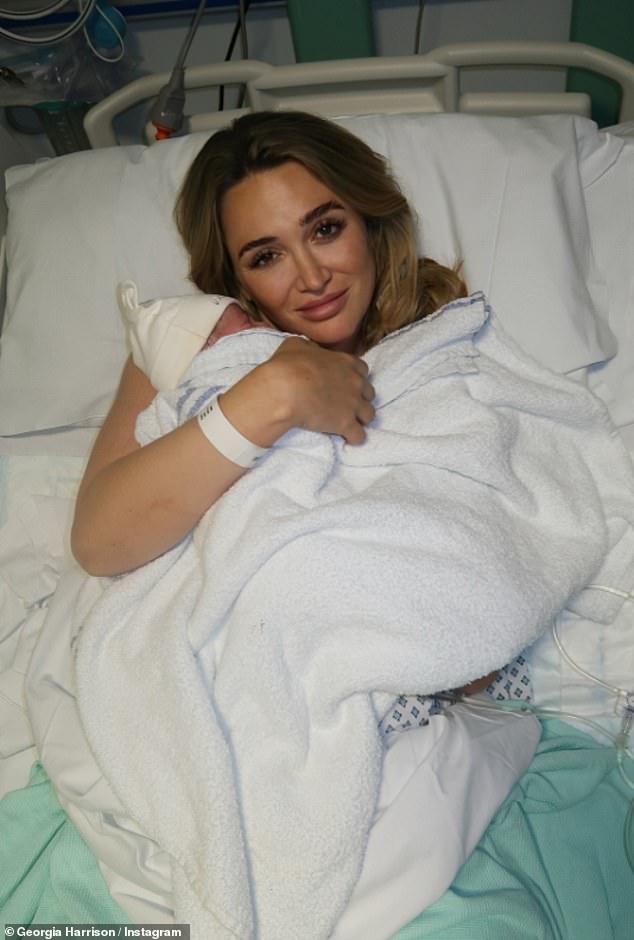 Georgia Harrison Welcomes Baby Daughter Sahara Jean Stacey After Revealing Pregnancy Secret to Fans in UK