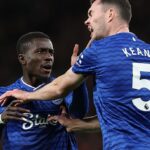 Idrissa Gueye and Michael Keane