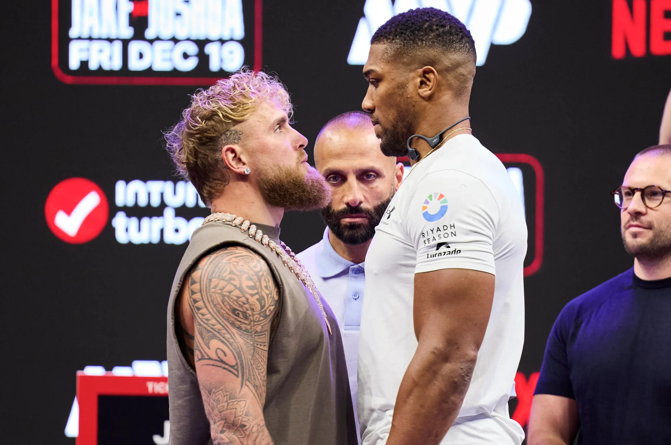 Jake Paul and Anthony Joshua