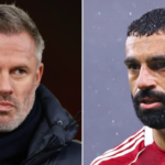 Jamie Carragher and Mo Salah