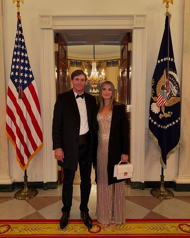 Kai Trump teams up with golf prodigy Allan Kournikova in Palm Beach as the presidential granddaughter tries to shoot under 30 for her YouTube challenge