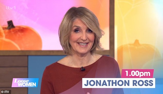 Kaye Adams makes emotional return to Loose Women in London as BBC investigation into bullying claims continues to cast a shadow
