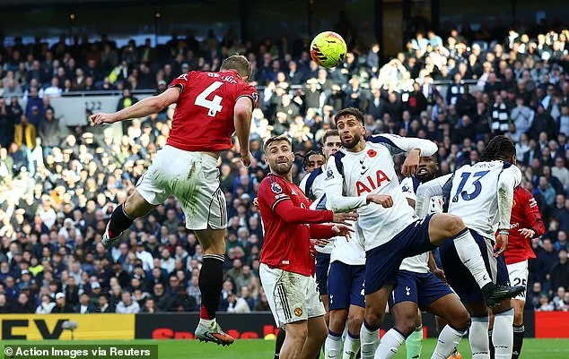 Matthijs de Ligt rescues Manchester United with injury-time header to secure draw at Tottenham Hotspur Stadium