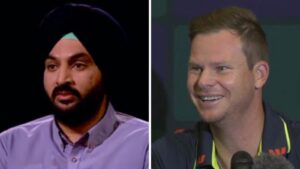 Monty Panesar and Steve Smith