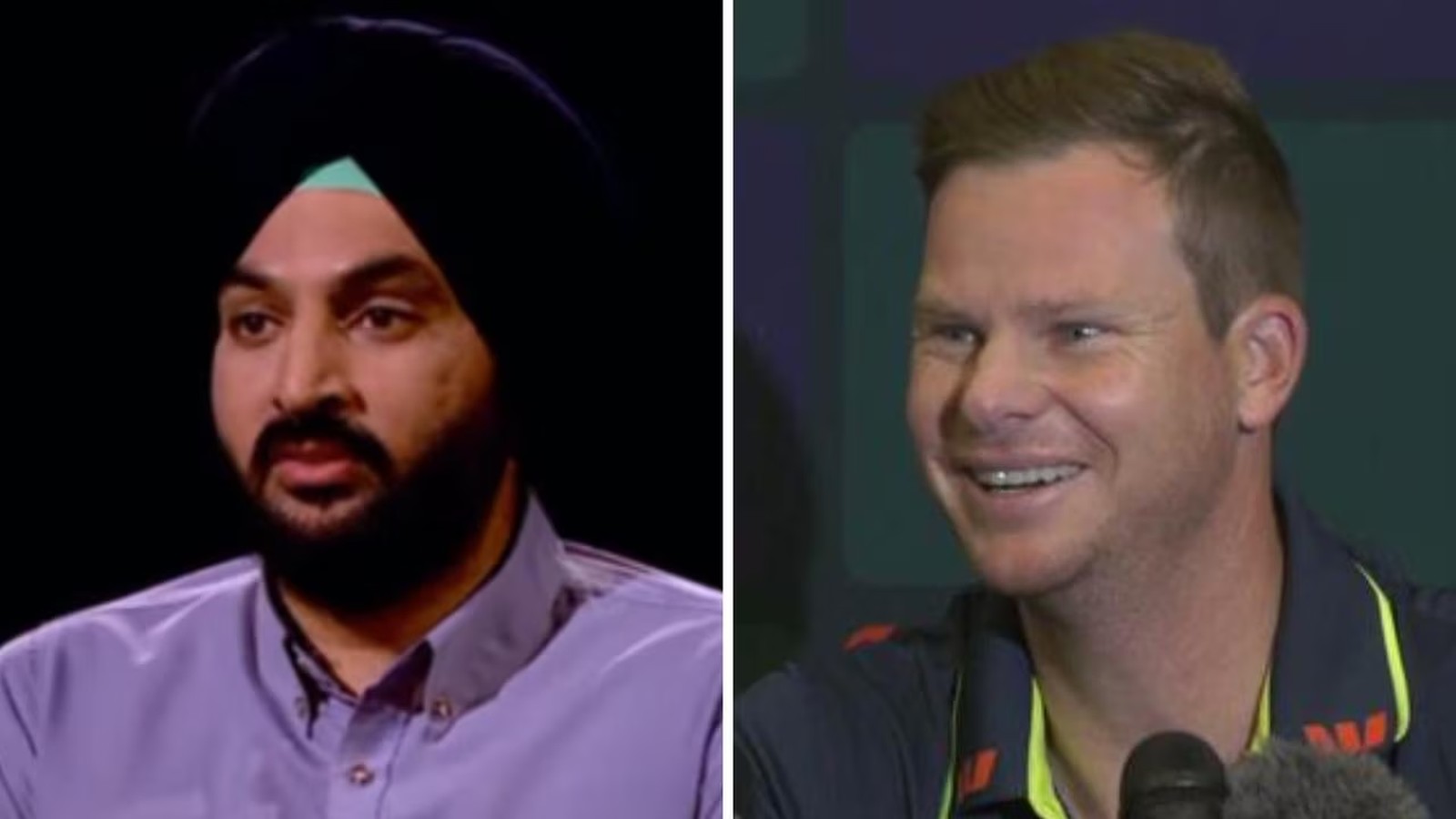 Monty Panesar and Steve Smith
