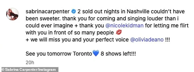 Nicole Kidman Surprises Fans by Playing Along with Sabrina Carpenter’s Onstage Arrest at Nashville Bridgestone Arena