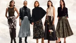 Princess Eugenie showcases the statement skirt as the season’s must-have piece during a London dinner event