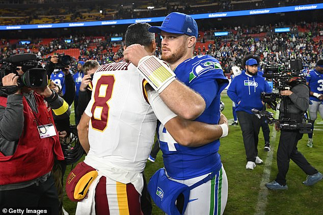 Sam Darnold achieves perfect first-half passing record as Seattle Seahawks crush Washington Commanders in high-stakes primetime game