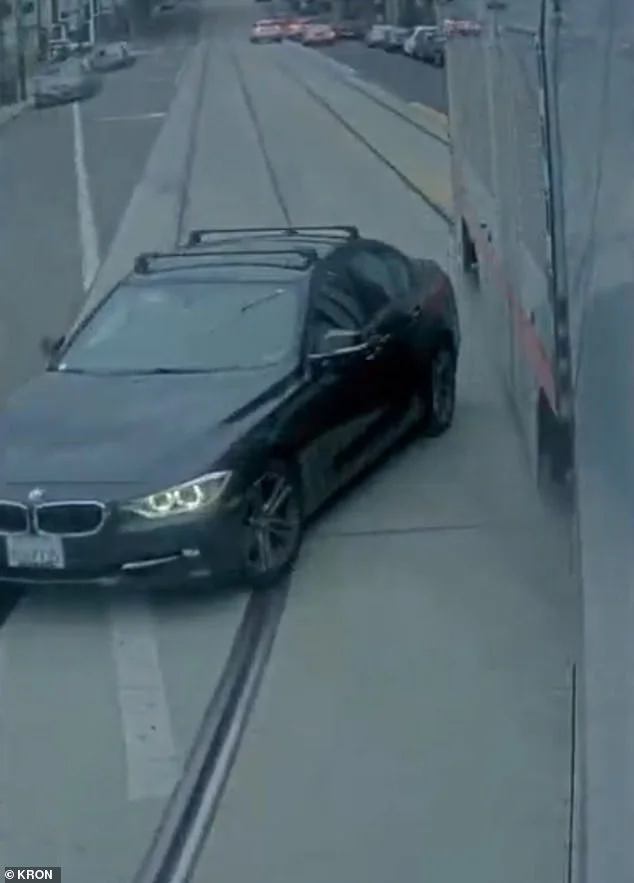 San Francisco light rail driver nods off mid route as the train jerks violently and terrifies passengers underground