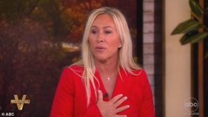 Republican Congresswoman Marjorie Taylor Greene Faces Heated Exchange with Hosts During Appearance on The View in New York