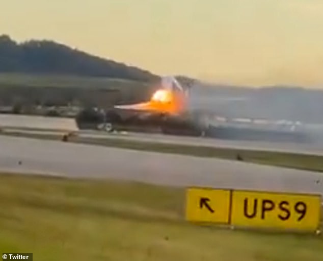 UPS Plane Explodes During Takeoff Killing Seven and Injuring Eleven Near Louisville Kentucky Airport
