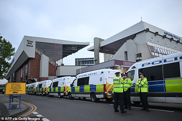 West Midlands Police deploy over 700 officers to Aston Villa Europa League clash with Maccabi Tel Aviv amid high security concerns