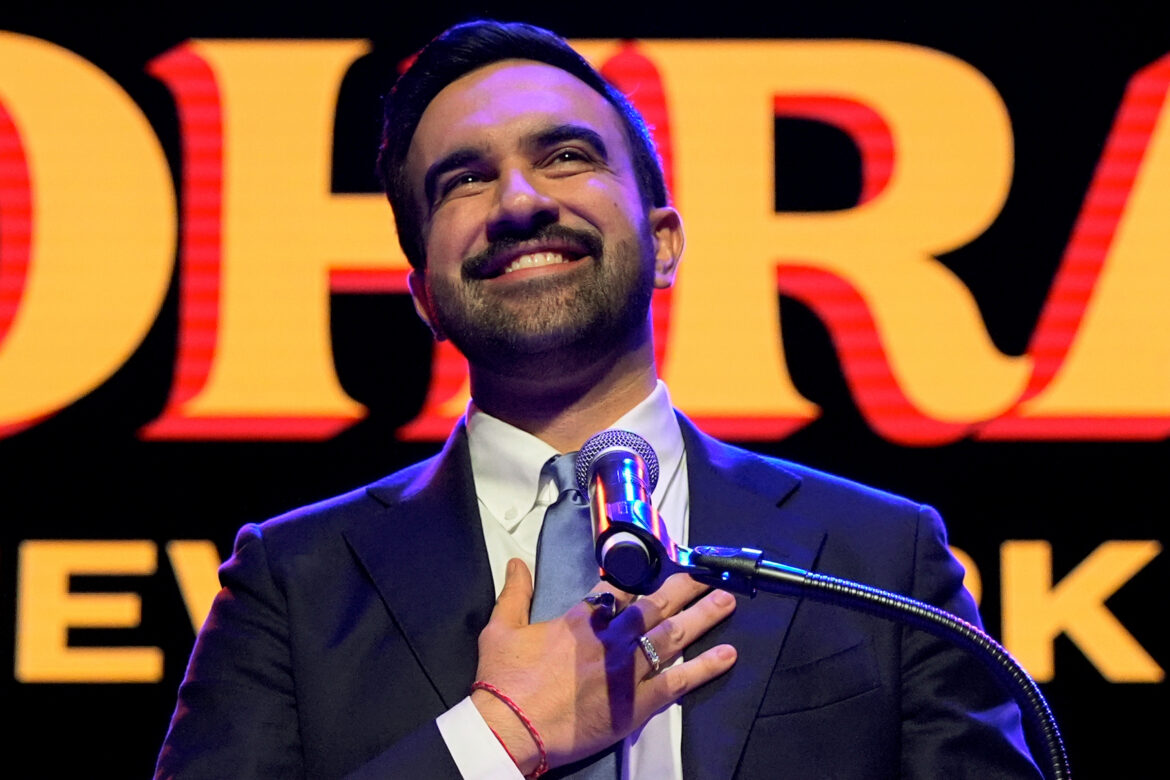 Zohran Mamdani celebrates historic victory as supporters and celebrities fill downtown Brooklyn to welcome New York City’s first Muslim mayor in over a century